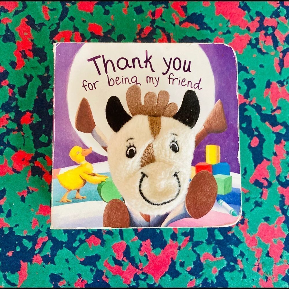 Thank You For Being My Friend puppet book 📚
